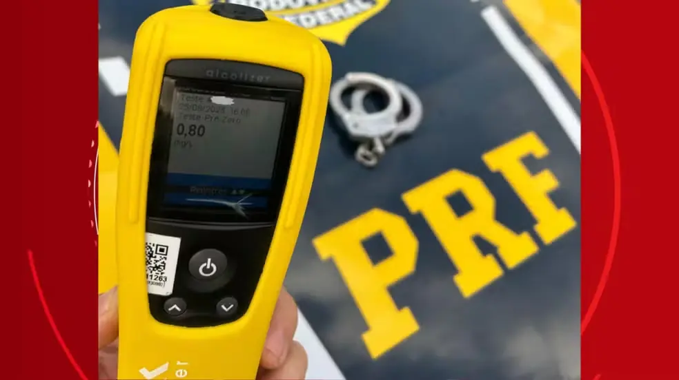 Motorista é detido por embriaguez na BR-135 em Santa Rita (MA)