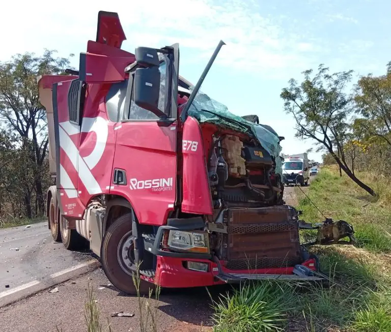 Caminhoneiro carregou carga em Chapadão do Sul há duas semanas antes de morrer em colisão na BR-262