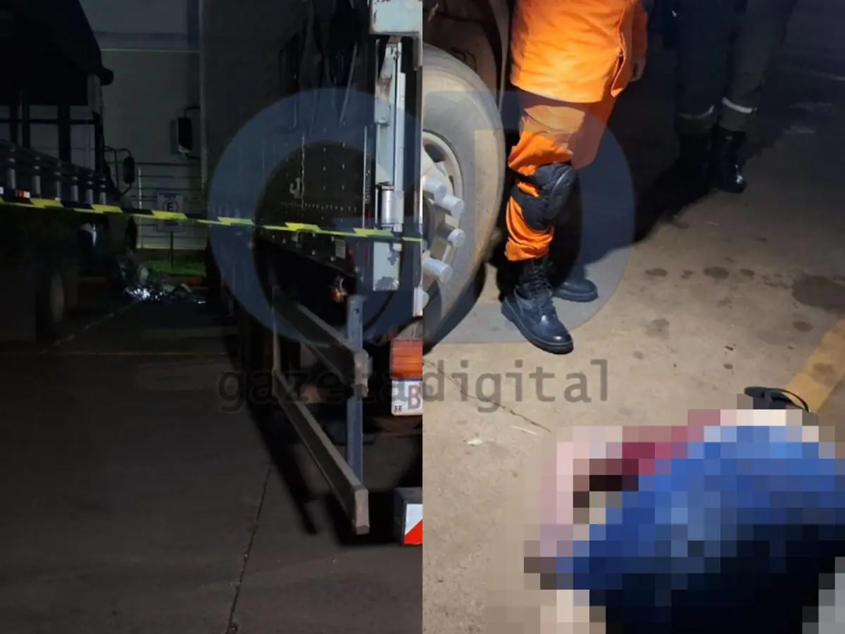 Caminhoneiro morre ao cair da cabine do caminhão em posto de combustível em Sorriso (MT)