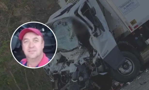 Caminhoneiro morre após grave acidente na RJ-186, em Itaperuna