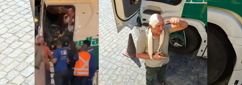 Agressão a caminhoneiro em posto repercute mundialmente e acende alerta sobre o tratamento aos motoristas