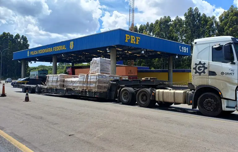 Operação contra excesso de peso flagra 184 toneladas acima do permitido em rodovias de SC