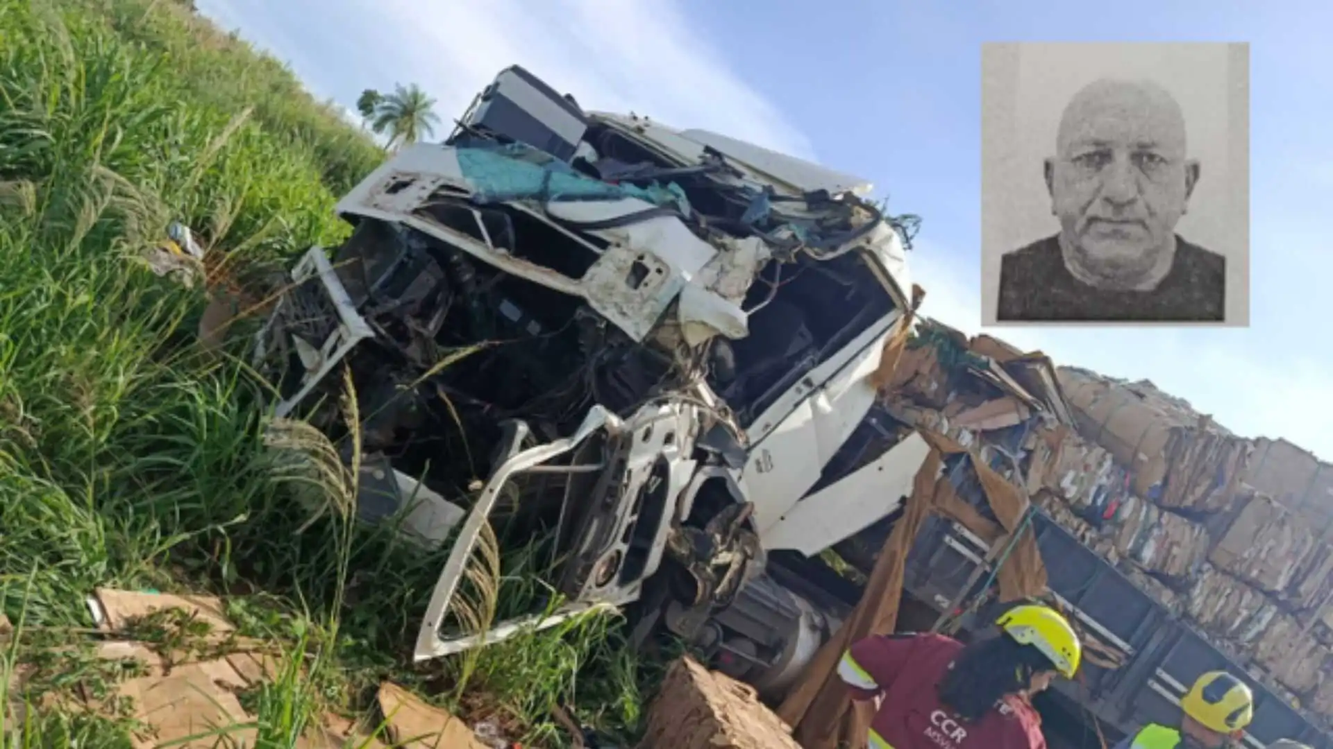 Caminhoneiro morre após passar mal e bater contra árvore na BR-163