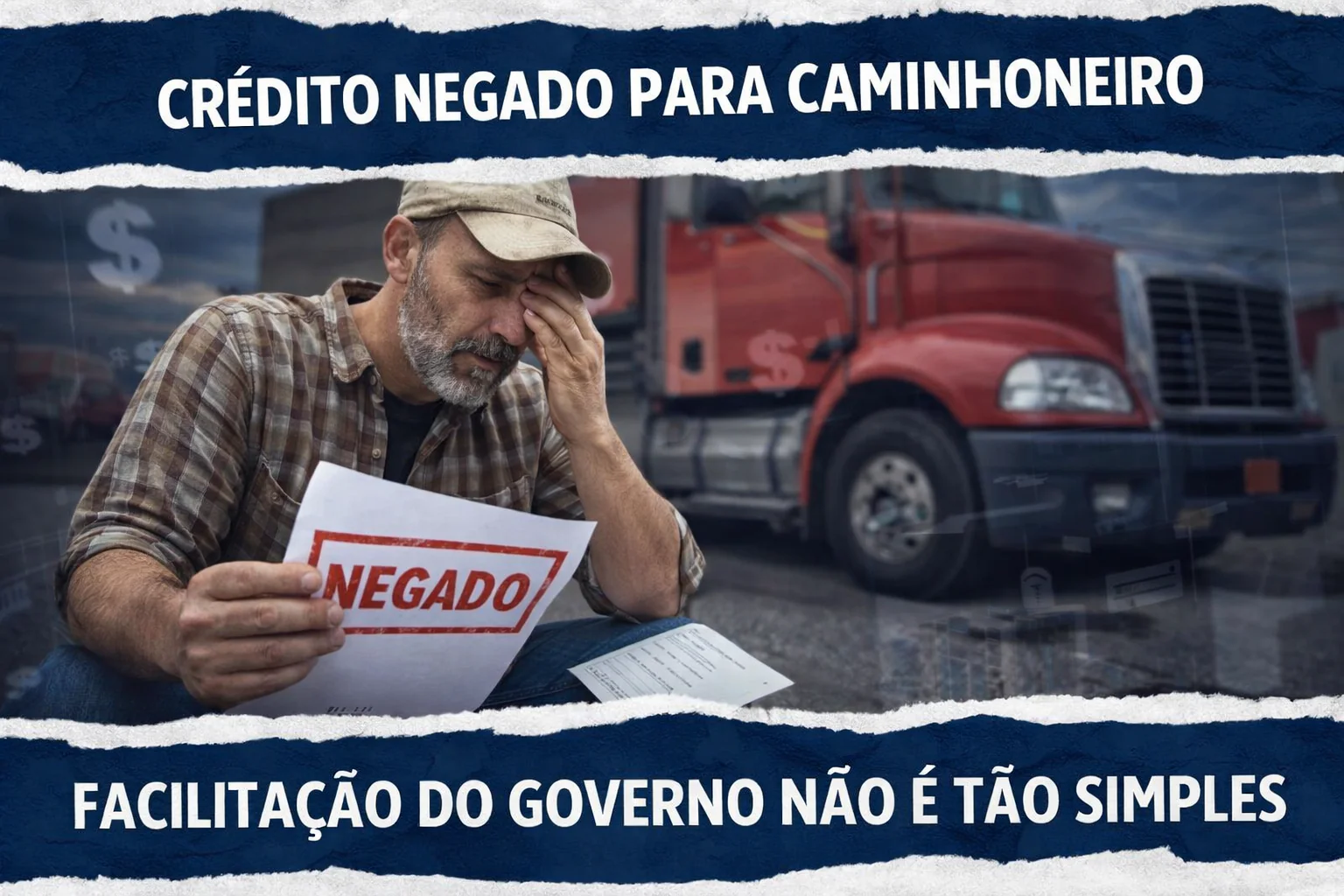 Crédito de R$ 6 bilhões para caminhões novos não chega aos caminhoneiros mais necessitados
