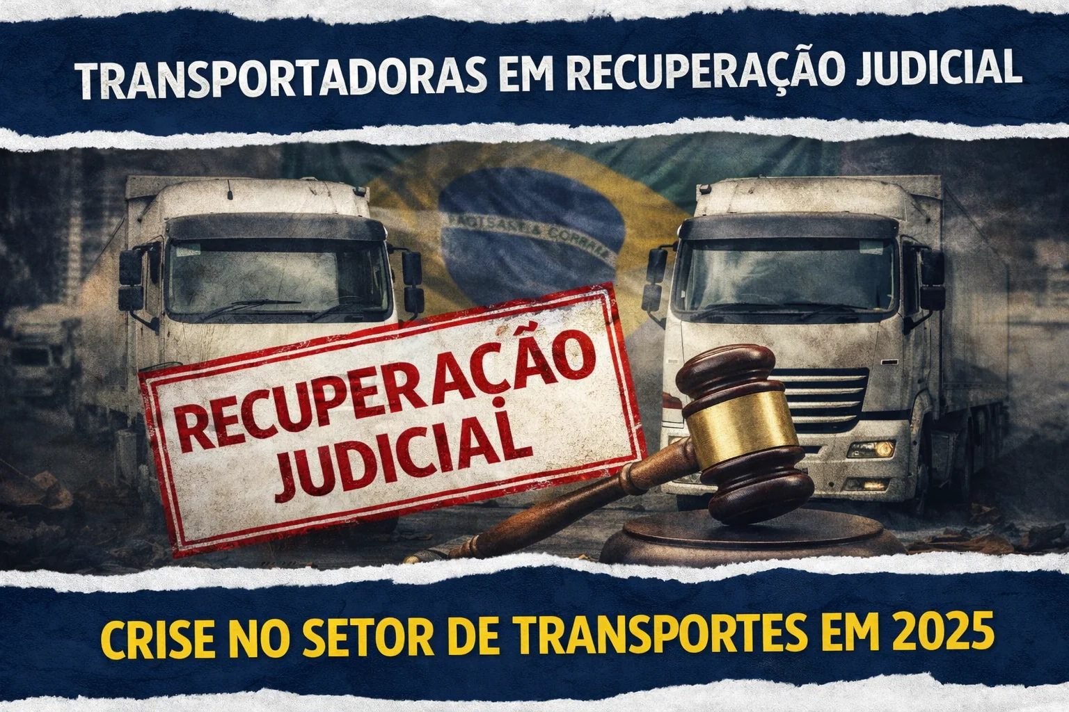 Veja as transportadoras que entrou em recuperação judicial em 2025.