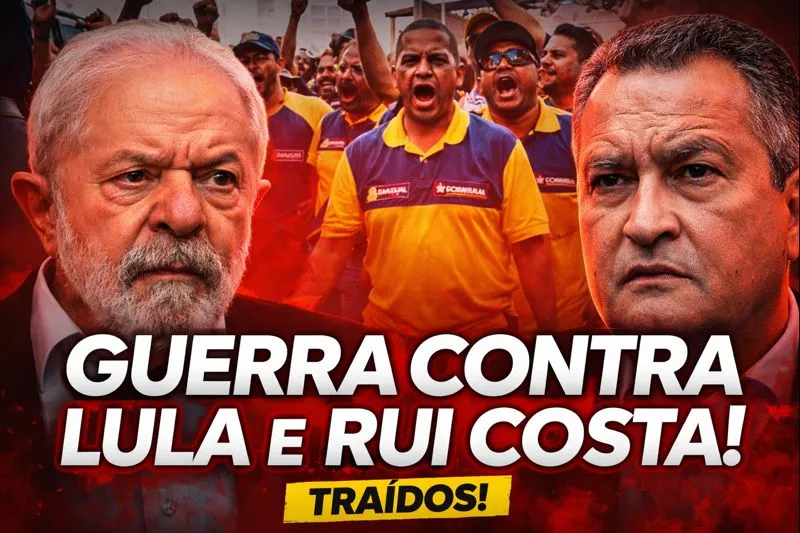 Trabalhadores dos Correios na Bahia criticam Lula e Rui Costa e prometem “revide”