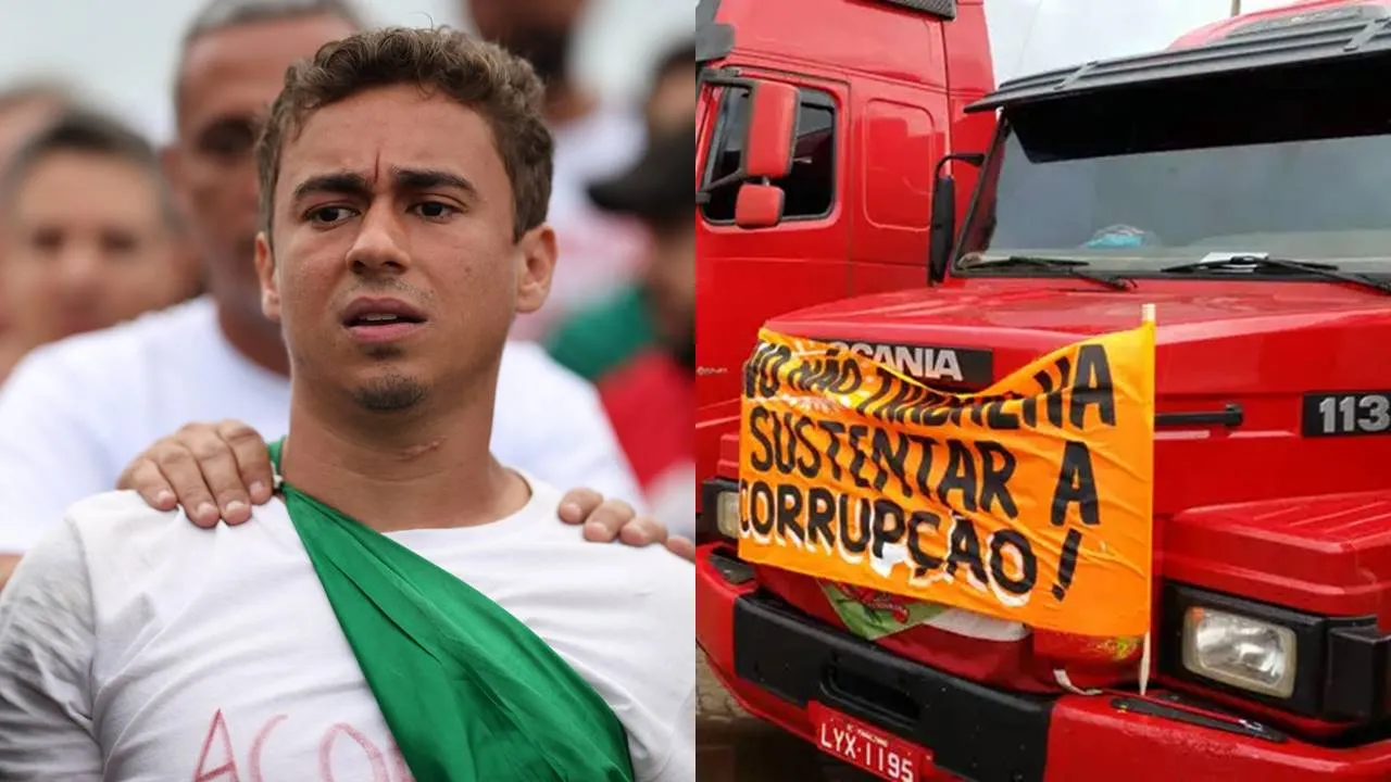 “Vocês não têm ideia da força que têm”: Nikolas envia recado a caminhoneiros durante caminhada