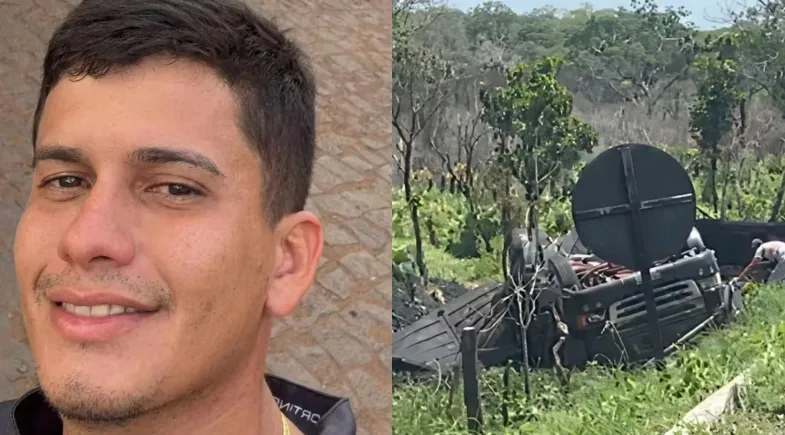 Acidente com caminhoneiro Claiton