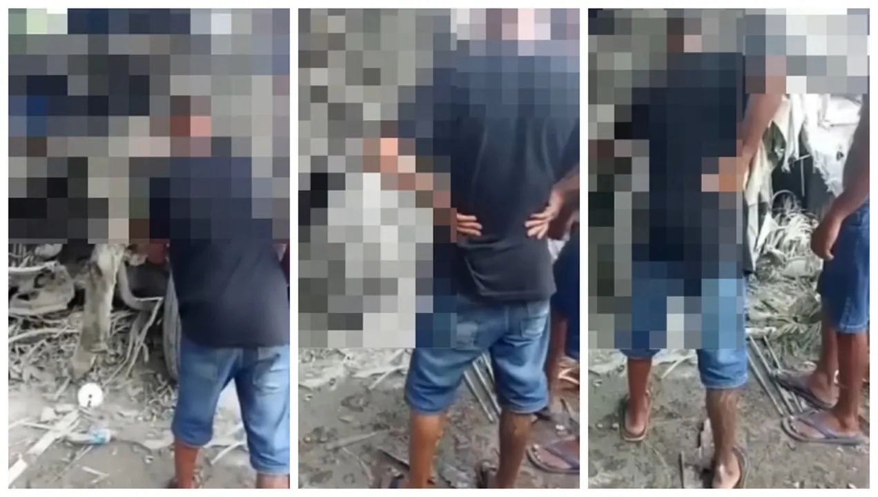 Chocante: homens são flagrados roubando caminhoneiro morto após acidente e revoltam o país