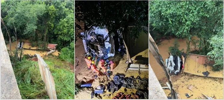 Caminhoneiro desaparece após acidente