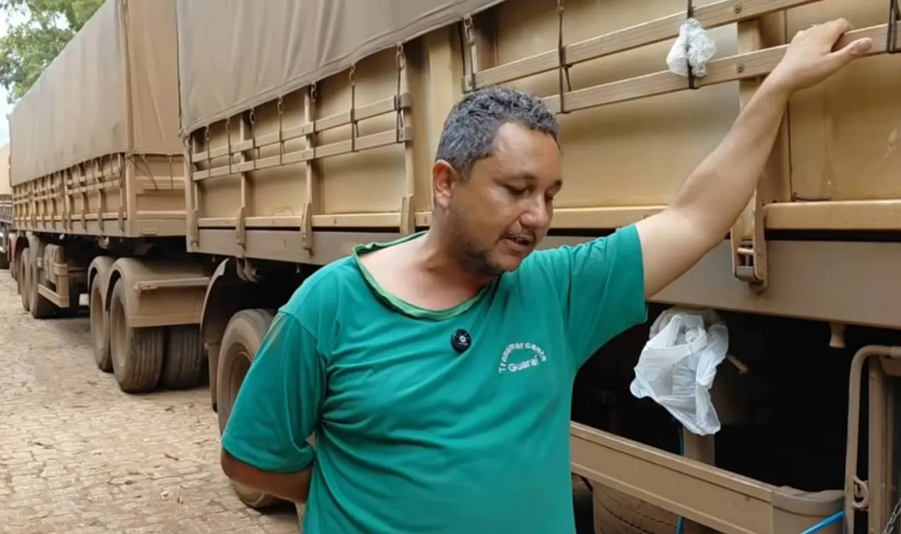 “A gente carrega o Brasil, mas não tem valor”: o desabafo de um caminhoneiro