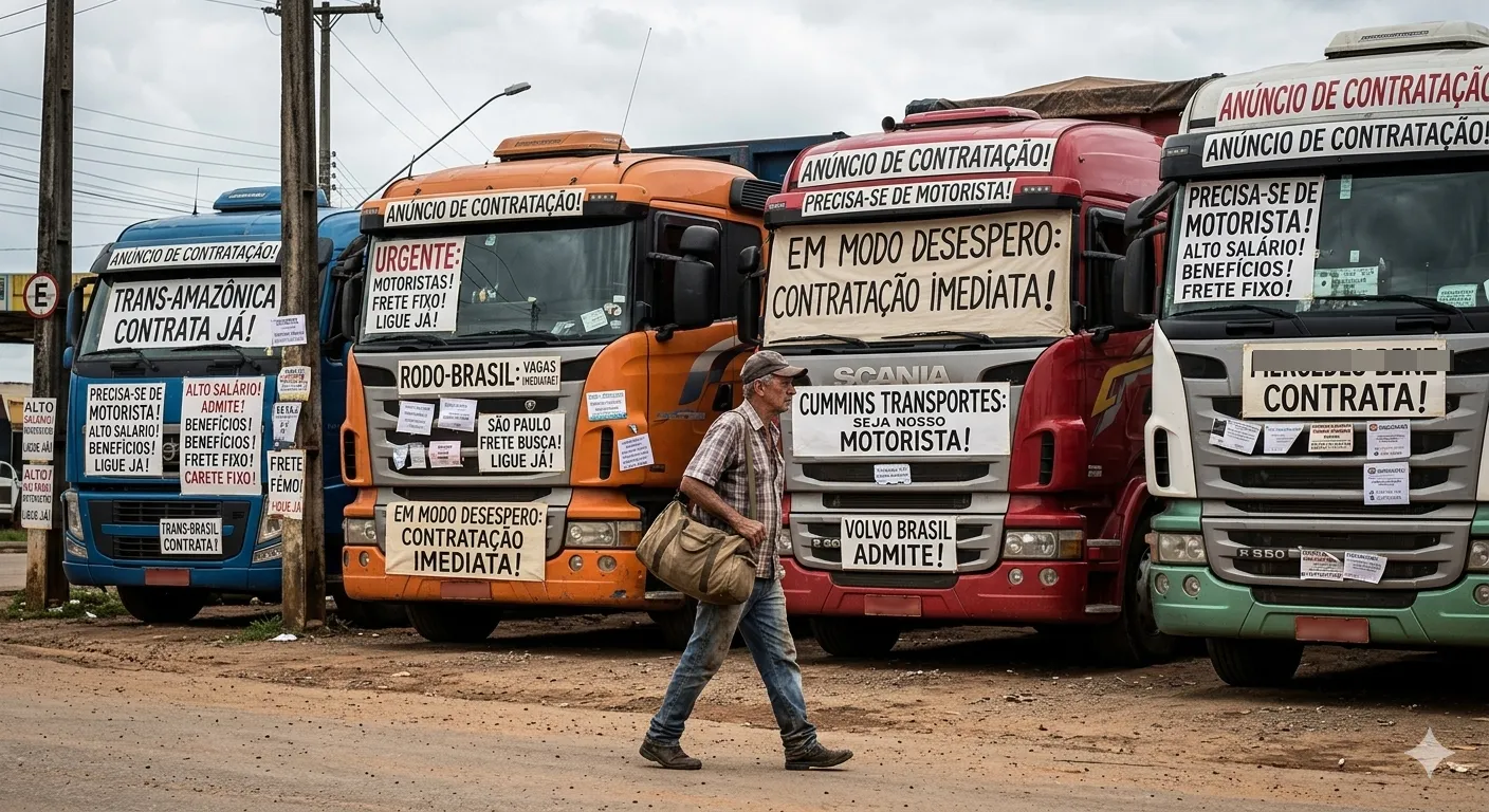 Falta de caminhoneiros faz profissão perder mais gente do que ganhar novos motoristas