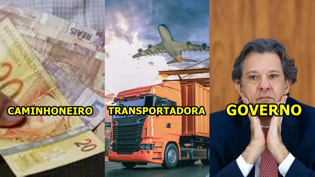 Frete de R$ 20 mil: veja quem fica com a maior fatia e o que sobra pro caminhoneiro