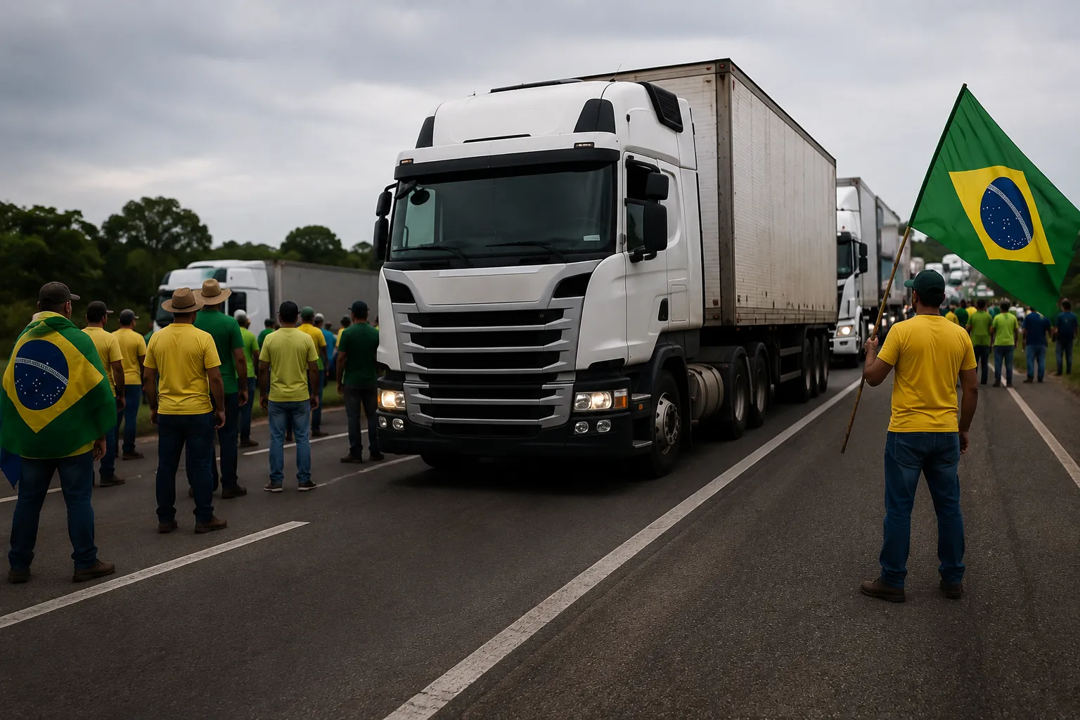 Transportadora culpa bloqueios de bolsonaristas em sua recuperação Judicial