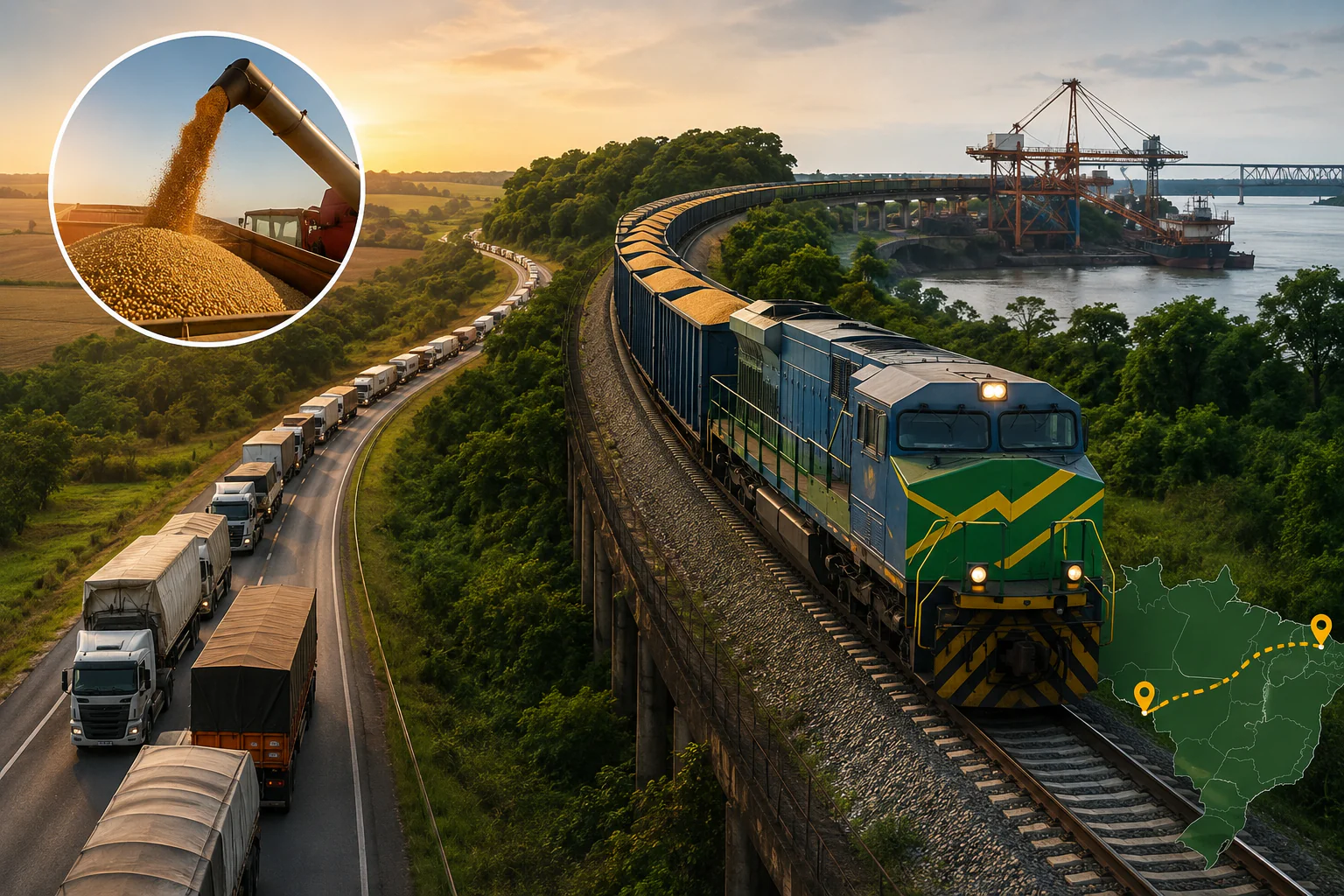 STF libera Ferrogrão após 5 anos e projeto melhorar transporte de grãos no Brasil