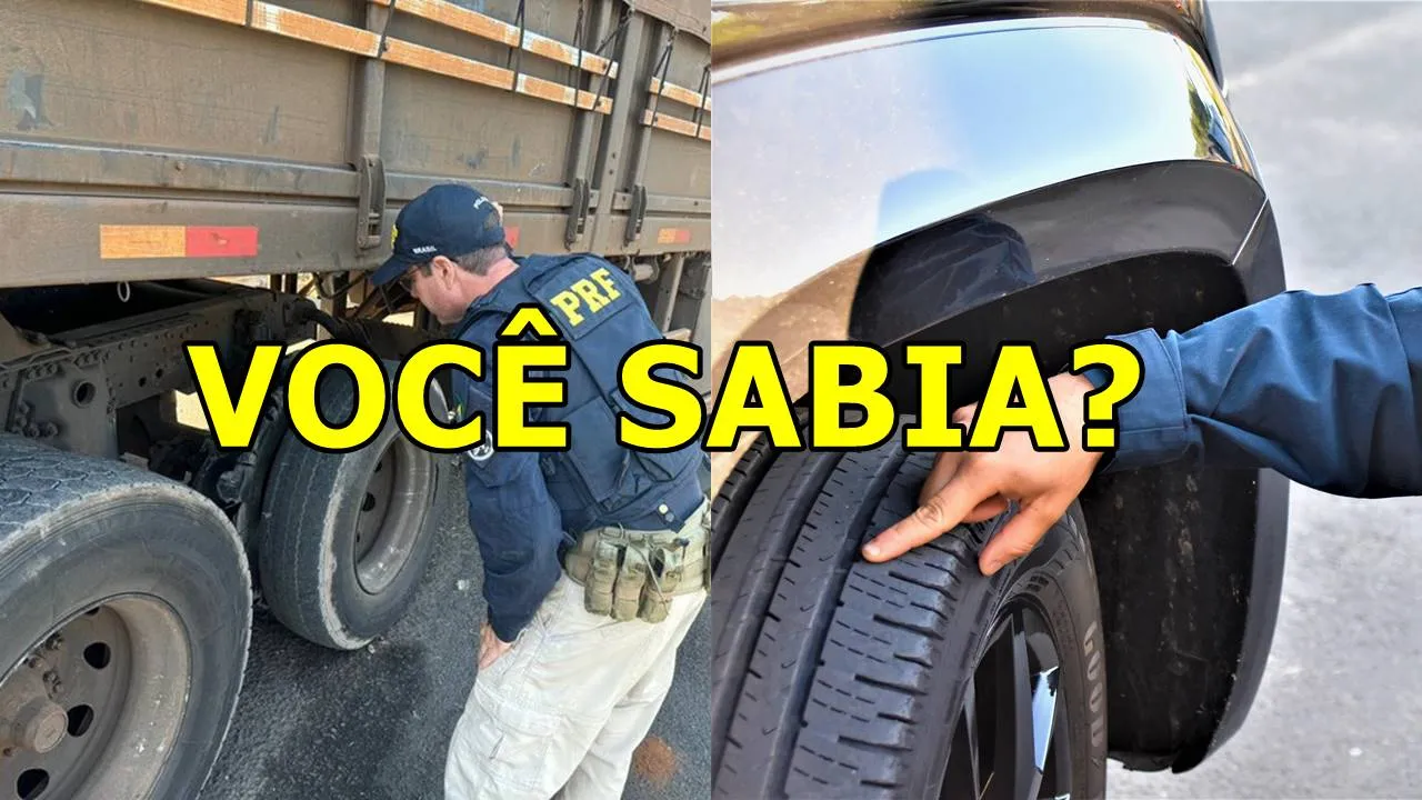 Usar pneus diferentes no mesmo eixo do caminhão pode gerar multa e retenção do veículo