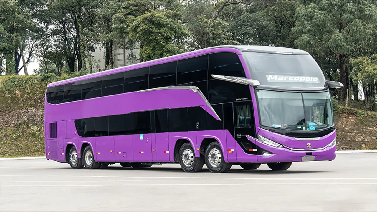 O Paradiso G8 1800 DD sem retrovisor mostra até onde a Marcopolo quer levar os ônibus de viagem