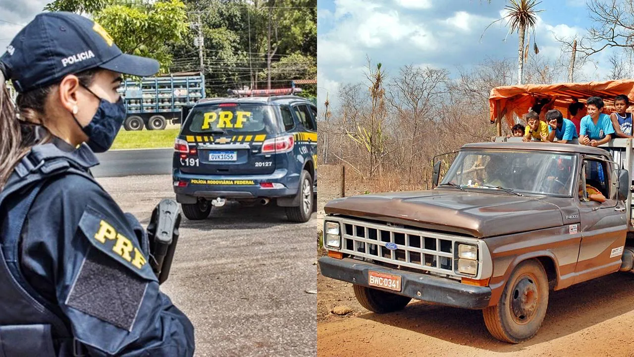 Transportar pessoas em caminhão tipo “pau de arara” pode gerar multa pesada e apreensão do veículo