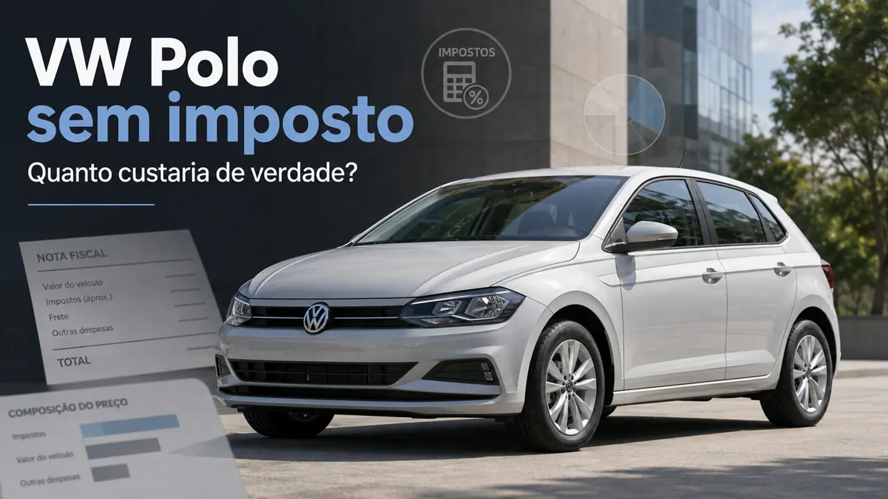 VW Polo de R$ 95 mil teria preço perto de R$ 62 mil sem imposto