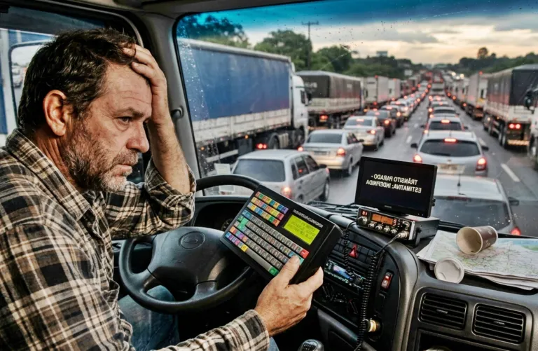 Bloqueios de gerenciadoras vem desgastando a saúde mental dos caminhoneiros