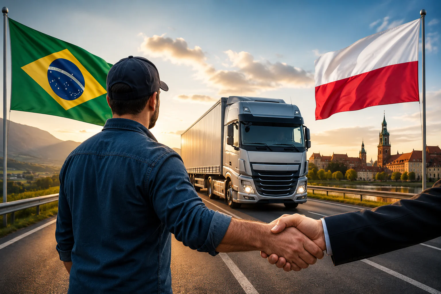 Empresa da Polônia procura motoristas brasileiros e conversa com o Brasil do Trecho avança