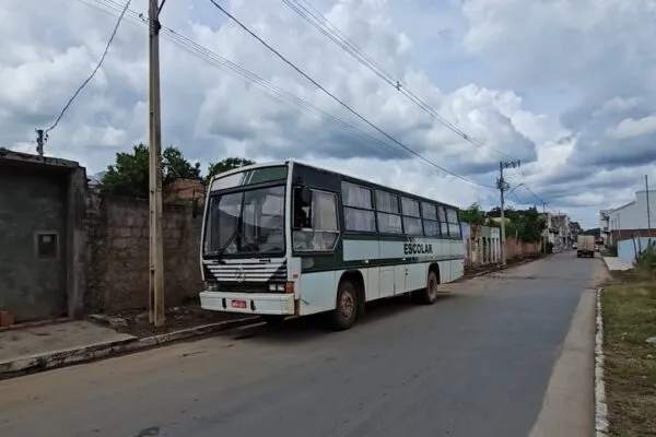 Onibus De 1993 Encara Terra Compras E Encomendas Em Linha Rural De Minas