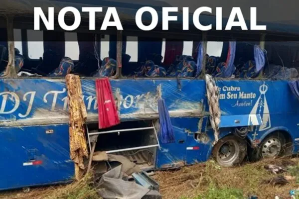 Nota oficial da empresa revela situação do ônibus da CE-187 antes da tragédia.